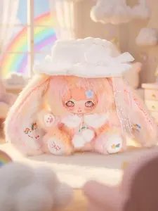 (015)BB3-BABYTHREE-Luoxier Angel Bunny v2 800% MysteryBoxes Soft Plush Collectibles (Hidden StyleProbability:24:2)