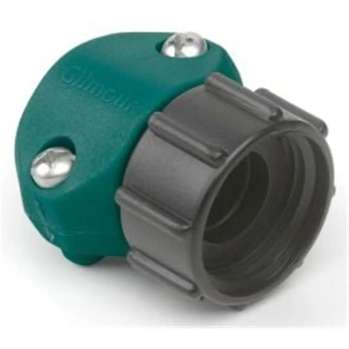 Gardening Plastic Hose Mender 01F-C - 1/2" Leak-Proof Clamp + Screw Coupler, High-Grade Stainless Steel Screws, Reusable Seal, Non-Corroding Fitting for Rubber Hoses/Plastic Lines, Impact-Resistant Clamp