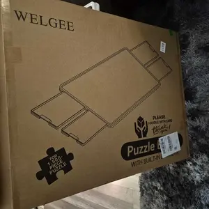 Product Review of Playboda 1000-1500 Pieces Rotating Plastic Puzzle Board with Drawers and Cover, Portable Jigsaw Puzzle Table for Adults, Lazy Susan Spinning Puzzle Boards (Patent Design) puzzle board Durable from C**e D**m