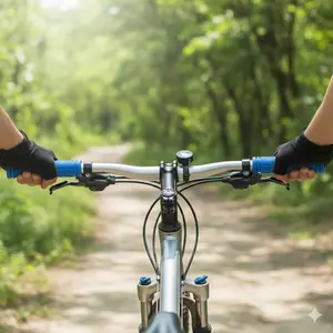 Comfy Non-Slip Rubber Bike Grips for Fixie & Outdoor Riding | Shock-Absorbing, Sweatproof, Durable Handlebar Accessories, Easy Install, Secure Fit for Fixed Gear & Safety Equipment.