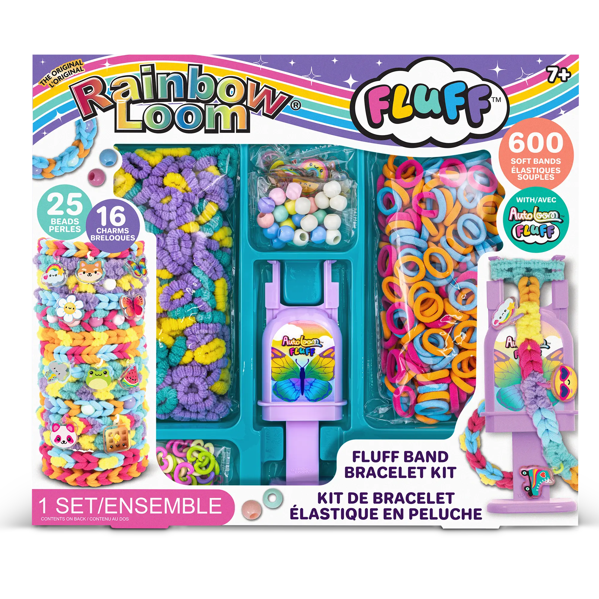 Rainbow Loom Fluff Band Bracelet Kit