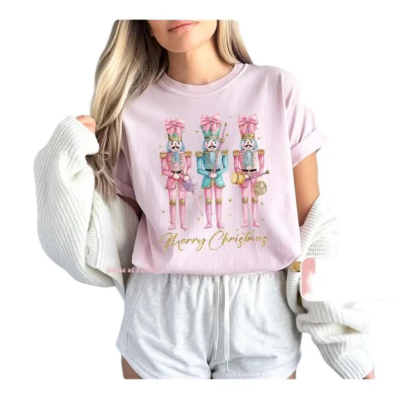 Nutcracker shirt, Merry Christmas shirt, Comfort Colors®, Gift idea, Party, Winter, Retro Inspired, Graphic Tee, Ballet, Oversized, Women