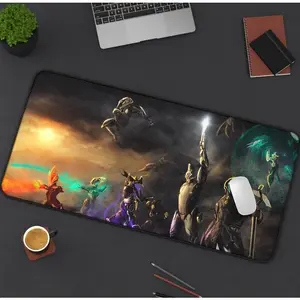 WARFRAME Painted Desk mat/ Play mat, WARFRAME Desk mat XXl mouse pad, Gift for gamer, Home Decor, Desk Accessories
