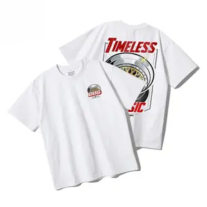 2025 new summer BBS short sleeve modified car WHEELS around JDM palace class wheels men's pure cotton T-shirt