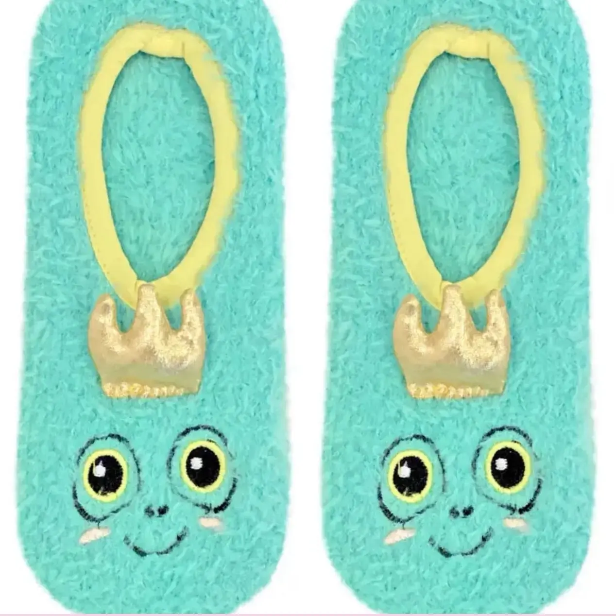 Fuzzy Frog Slipper