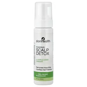 Zion Health Foaming Scalp Detox with Apple Cider Vinegar, 7 fl oz (210 ml)