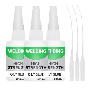 2/3PCS Welding High Strength Oily Glue 150 Gram (Pack of 3) - Universal Superglue,Mighty Instant Glue for  Ceramic Metal Glass