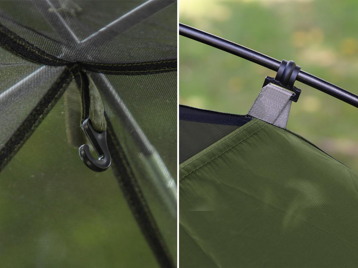 Night Cat Upgraded 1-4 Person Waterproof Windproof Folding Backpacking Tent with 2 Wide Mesh Doors, 1 Min Easy Clip Setup, 3000mm Heavy Rainproof, 20% More Headroom, Lightweight Compact for Camping, Hiking