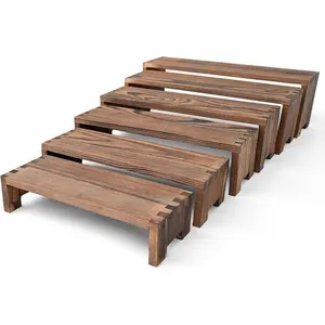 Wooden Perfume & Cologne Display Organizer – Multi-Tier Countertop Rack for Vanity, Dresser, or Bathroom Storage & Decoration