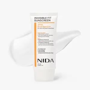 NIDA Invisible Fit Sunscreen Lightweight Spf Sensitive Facial NIDA Invisible Fit Sunscreen Lightweight Spf Sensitive Facial
