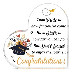 Graduation Gift Acrylic Plaque, Desktop Ornament, Holiday Gift, Classroom Decor, Table Decor, Home Decor, Bedroom Decor, Home Office Decor, Mini Stuff, Home Decor Gifts