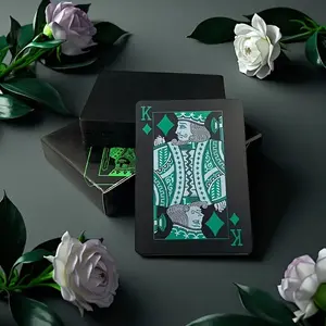 Durable Waterproof PVC Plastic Playing Cards, Card Games, Bright Design for Game Night & Family Entertainment, Perfect for Holidays Like Christmas & Halloween