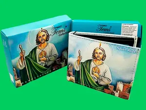 St. Judas Wallet, Devotional Accessory with Quality Materials and Attention to Detail