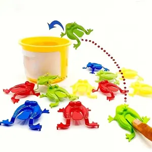 Randomly colored and colorful mini jumping frogs - a game for finger dexterity, a tool for developing counting and mathematical skills, an ideal choice for birthday party gifts and educational toys, and an item for events and parties (40-piece set)