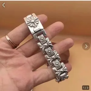 Vintage Tibetan Silver Bracelet Unique Design Fashion Jewelry Silver Craft Bracelet with Traditional Patterns Showcasing Retro