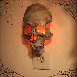Human Skeleton Night Light, 2025 New Skeleton Night Light, Horror Lighting Decoration for Halloween Party and Home Decoration