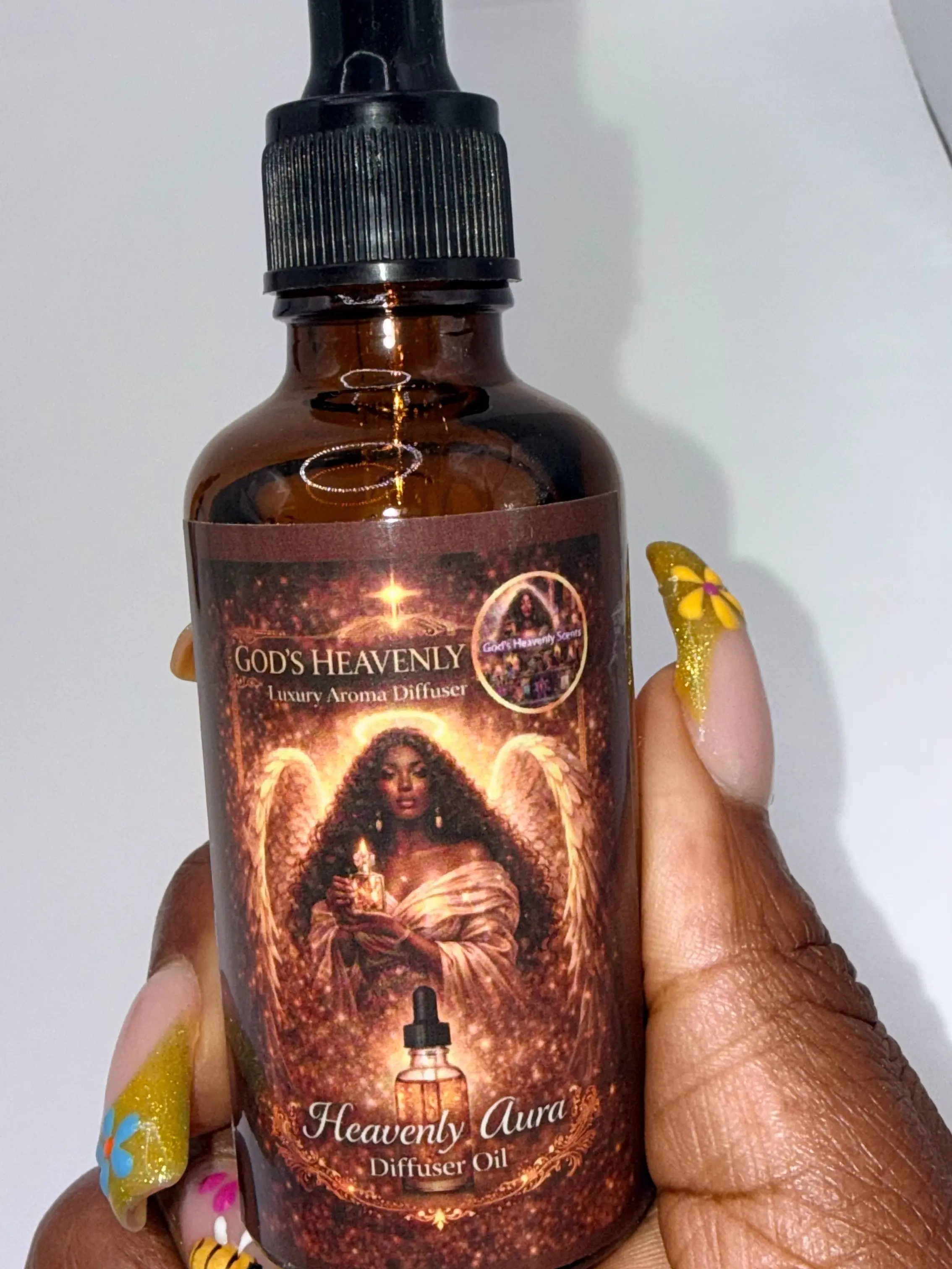 Divine Atmosphere Diffuser Oil 50 ml - God's Heavenly Scents Luxury Brand for Home Bedroom & Self-Care with Strong Long-Lasting Aroma