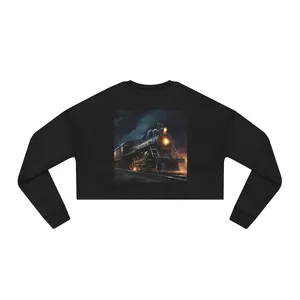 Train Ride ASMR Women's Cropped Sweatshirt