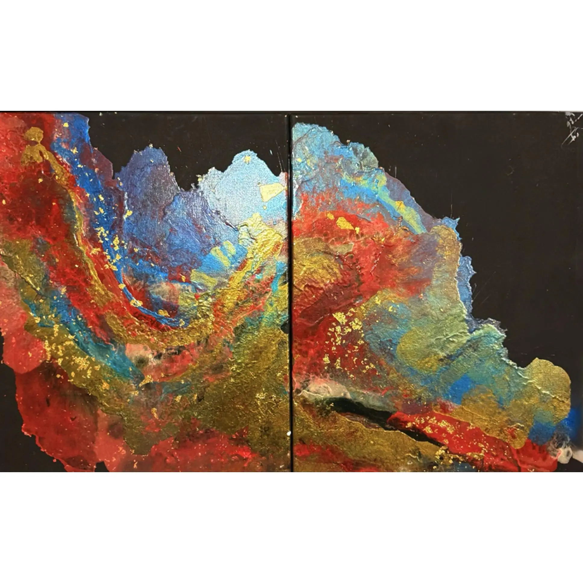 Acrylic Pouring Paint 20x16 - Vibrant Colors for Artistic Expression