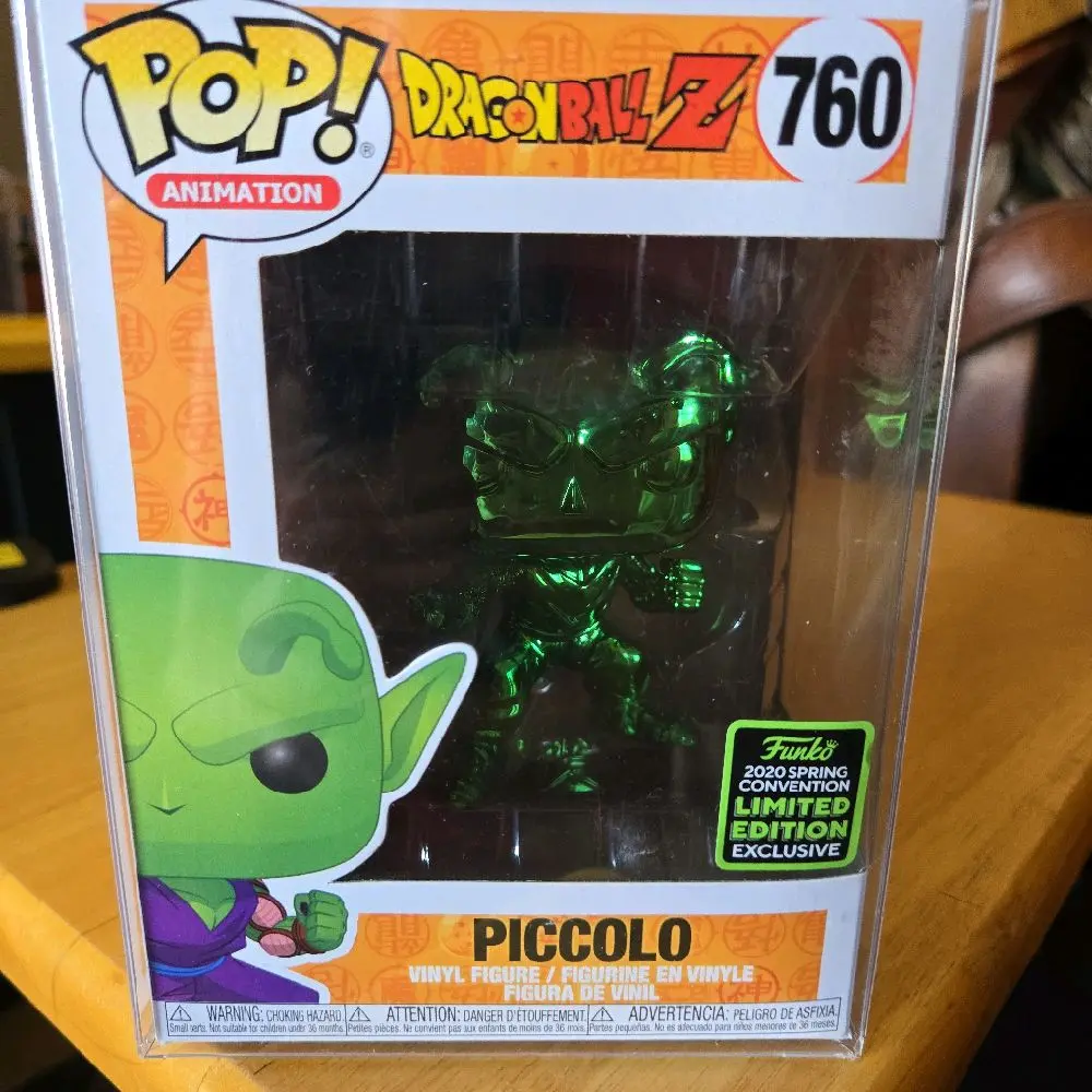 Funko Pop Piccolo Figure Chrome Green - Dragon Ball Z ECCC 2020