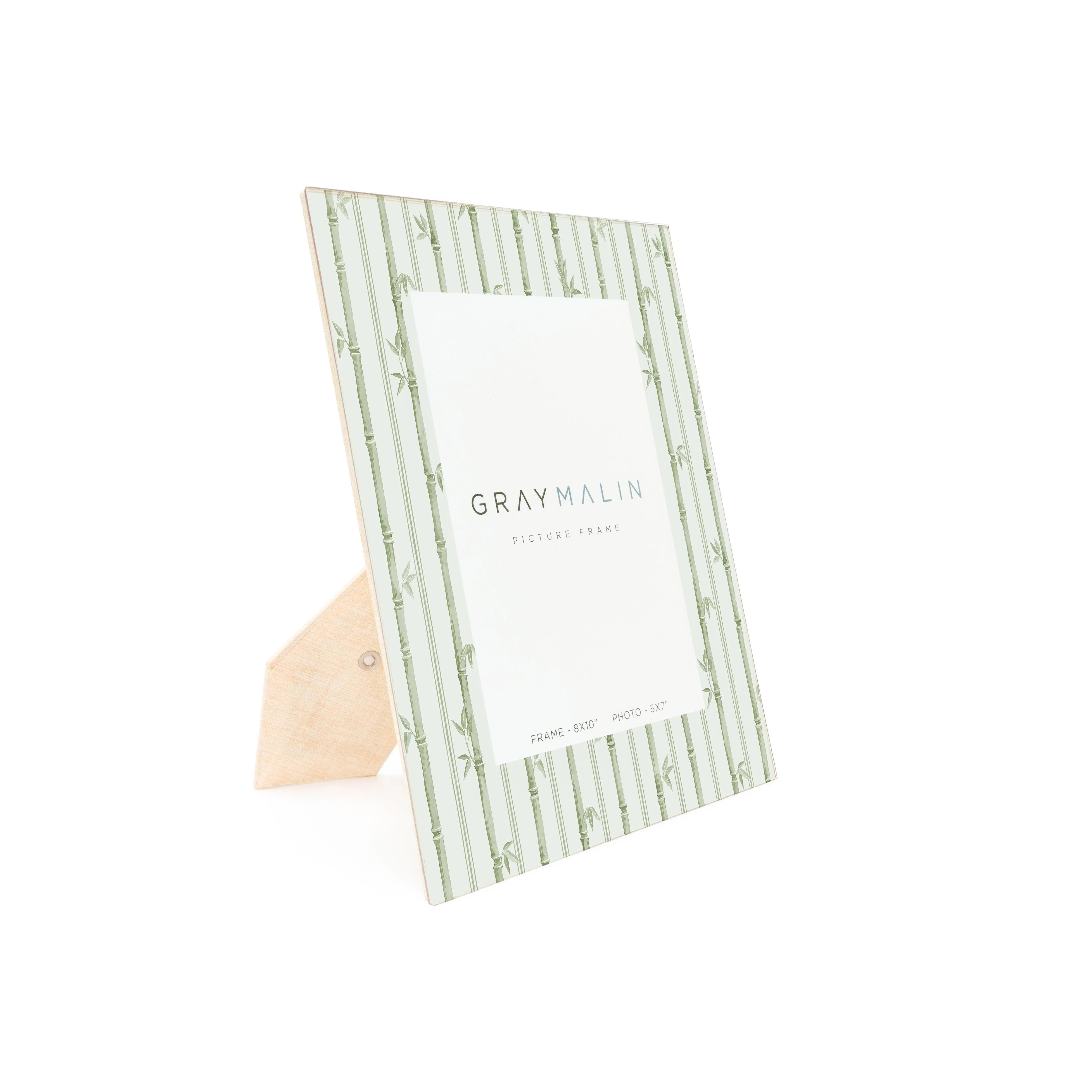 The Veranda Bamboo Vertical Picture Frame - Riviera Green