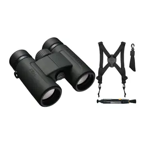 Nikon Prostaff P3 10X30 Binoculars with Harness and Lens Pen Cleaning System