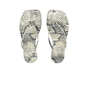 TKEES Square Toe Lily Sandal in Sandsnake