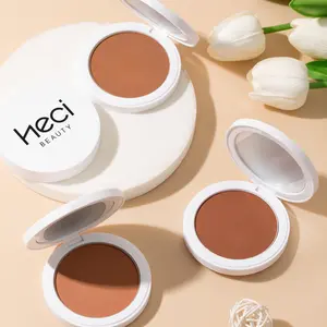 Highly Pigmented Bronzer Powder, Easy Makeup Essential for Teens & Beginners, Natural Finish Face Contouring, Daily Use Cosmetics