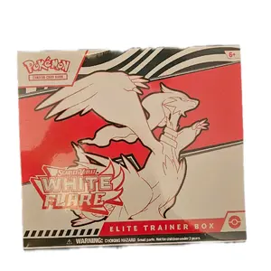 Pokémon White Flare Elite Trainer Box - Collectible Trading Card Game - 6+ Years - Choking Hazard Warning