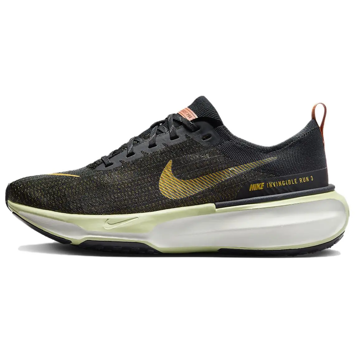 Nike ZoomX Invincible Run 3 Black Bronzine Cushioned Breathable Running Shoes Men's DR2615-004