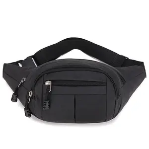 Fanny Pack Bag, Multifunctional Waist Bag Unisex Waist Pack with Zip Adjustable Shoulder Strap Sling Bags for Hiking Walking