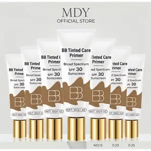 MDY BB Blur Tinted Moisturizer Cream - Broad Spectrum SPF 30 Sunscreen, 24H Hydration, Long-Lasting Oil Control, Lightweight Formula for Natural Flawless Look, Natural Color, 30g/1 oz Daily Use