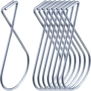Outus 30 Packs Hook Clips Ceiling Tile Hooks T-Bar Drop Ceiling Clips for Office, Classroom, Home and Wedding Decoration, Hanging Sign from Suspended Tile/Grid/Drop Ceilings