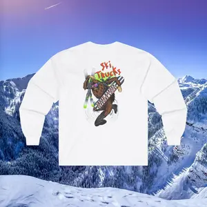 Shreddy Yeti — Ski Trucks Long Sleeve Graphic Tee