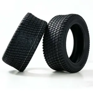 Gaomon Puncture Resistant Rubber Lawn Mower Tires, 16x6.5-8-4PR, Turf & Garden Use, Set of 2, Rubber Tire