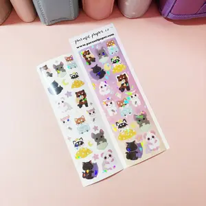 Parasol Paper Sleepytime Friends Korean Holographic Polco Stickers