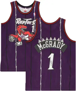 Tracy McGrady Toronto Raptors Autographed Purple Mtichell & Ness Swingman Jersey - Fanatics Authentic Certified