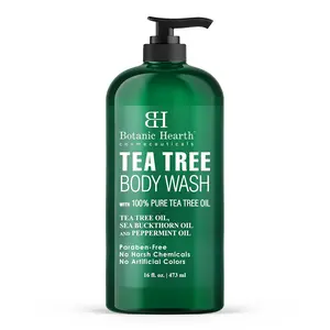 Body Wash | 16 Fl Oz | Helps Soothe Itchy, Dry Skin, Antifungal Body Wash With 100% Pure Tea Tree Oil | Sulfate Free, Paraben Free, For Men And Women