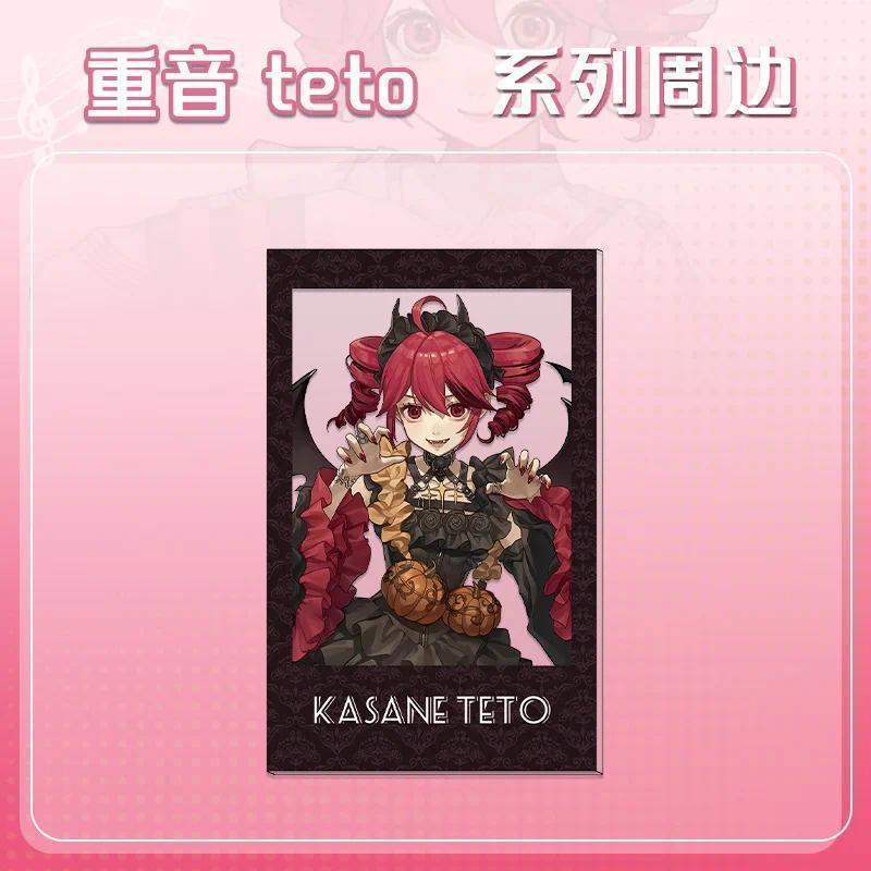 Formula Server Kasane Teto Acrylic Stand Figure Project Virtual Idol Anime Keychains Cute Delicate Card Brooch Room Desk Decor
