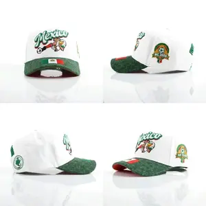 Gorra México Blanca Premium Edición Ajustable Snapback