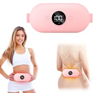 Abdominal Heating Pad, Portable Cordless Heating Pad with 6 Heat Levels, Adjustable Heating Temperature and 6 Massage Modes, Essentials for Women Winter Profect Gift & Christmas/Birthday Gift & Mother's Day