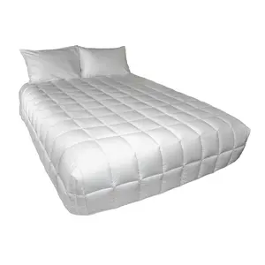 FITTED Comforter Bedding for Effortless Bed Making Soft LOFT LITE Microfiber Durable Bias-bound Edges