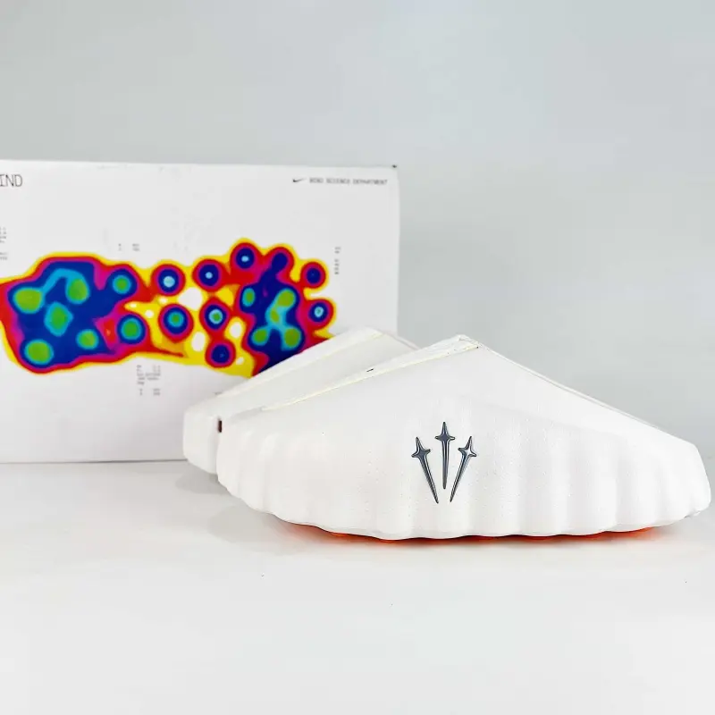 Lightweight Shock-Absorbent Molded EVA Footwear Breathable Side Hollow Slots Massage Raised Insole To Cut Plantar Soreness During Beach Walk Long Household Standing Tasks