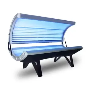 UVA/UVB Modern Home tanning bed for health.  Sleek design.