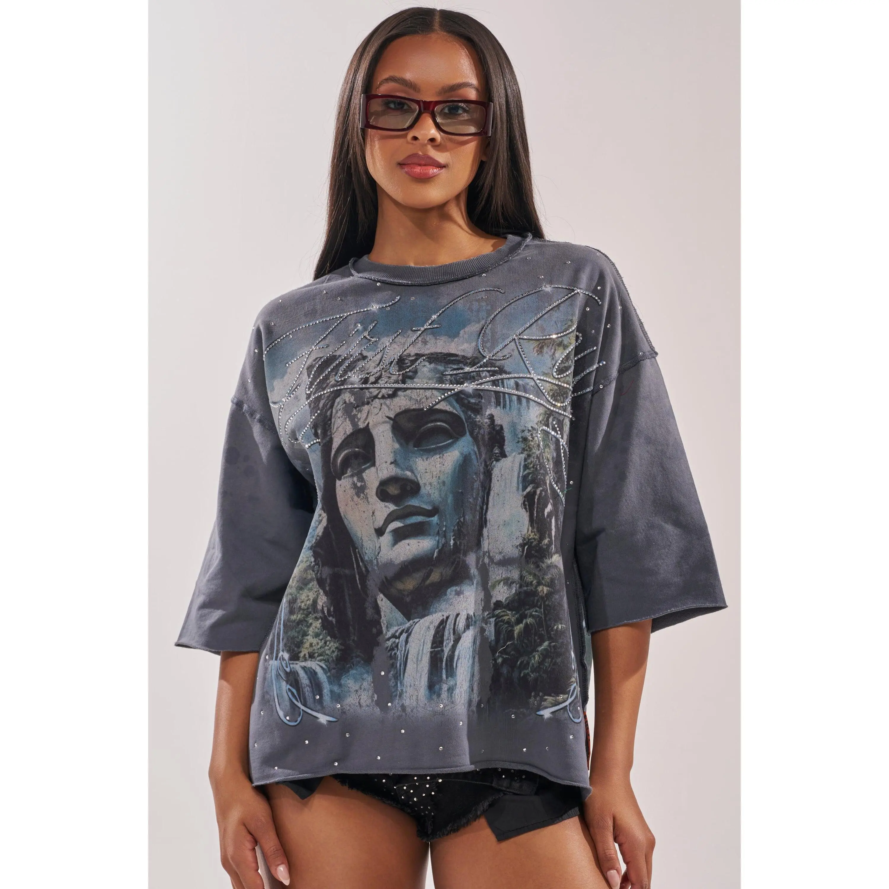 FIRST ROW DIVINE RIGHT FRENCH TERRY TEE