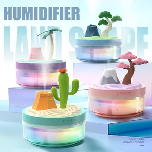 Portable Mini Humidifier 320mL Large Tank Portable Mini Air Moisturizer,Aromatherapy essential oil can be added fireplace  humidifier plantHumidifier d is ff user portable humidifier usb rechargeable air humidifier essential oil aroma diffuser
