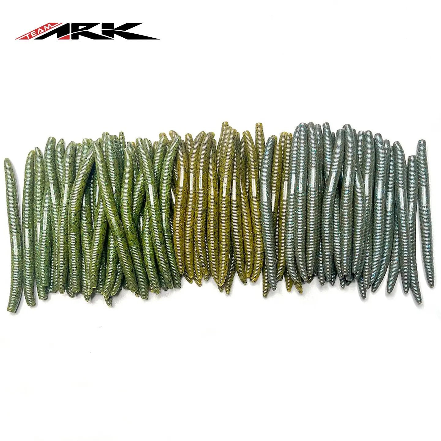 StickWorm, 6", Mega Pack ,Senko Style SoftPlastic Plastic Worm Stick Baits, Multicolor, Artificial Fishing Lure, Ship from FL