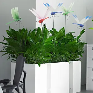 Plug-in clip 3D dragonfly butterfly garden decoration artificial dragonfly