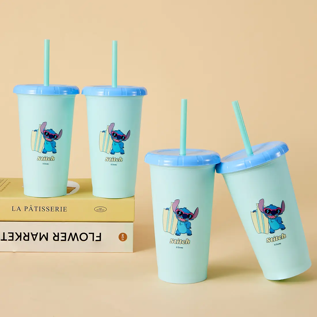 Disney Stitch Series Plastic Coffee Cups (Pack of 4, 473mL), Family  Gathering & Outdoor Picnic Cups Party Supplies - TikTok Shop