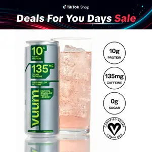 Drink Vuum Watermelon Key Lime Protein Sparkling Water Electrolyte Mix Powder Beverage Energy